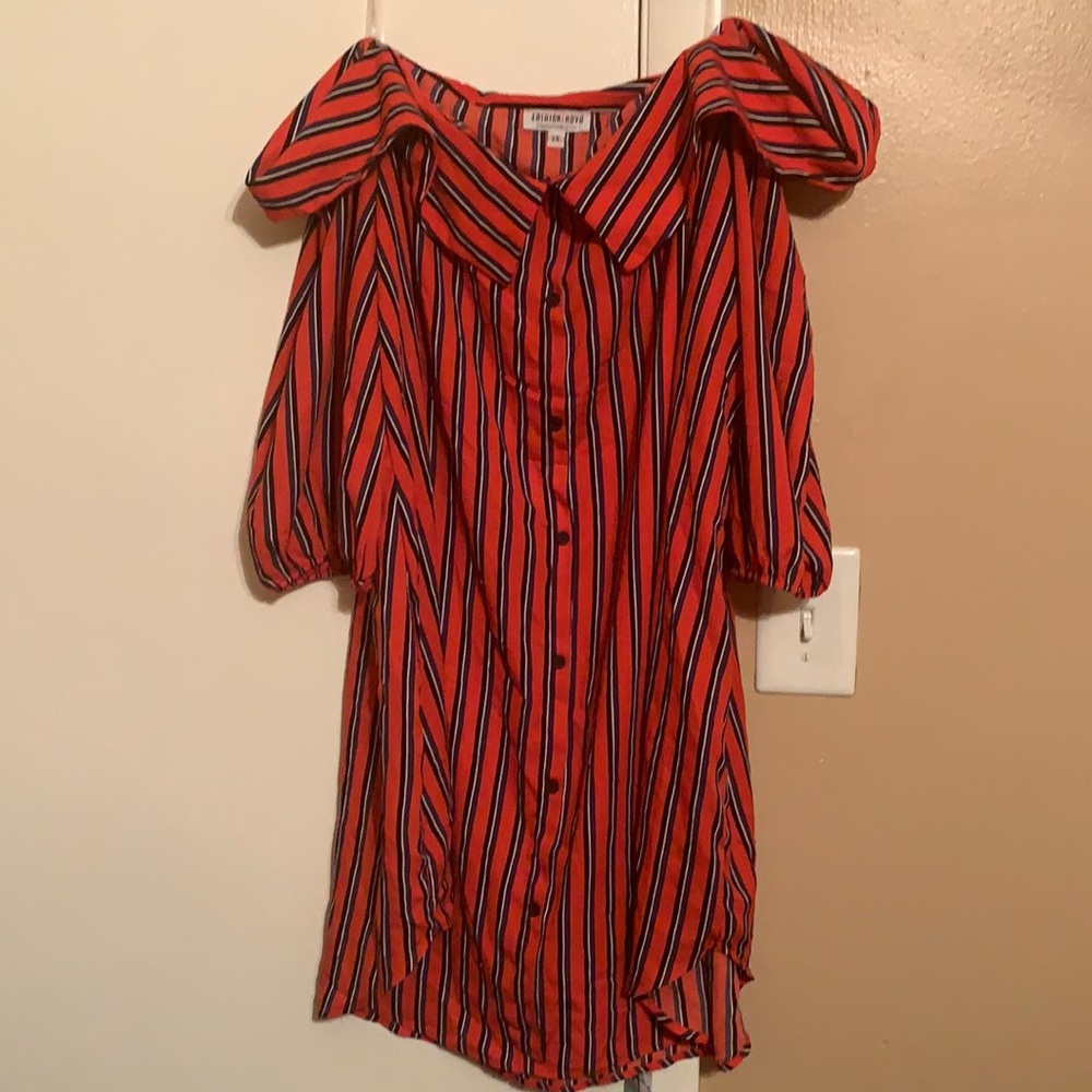 Fashion Nova off shoulder mini dress